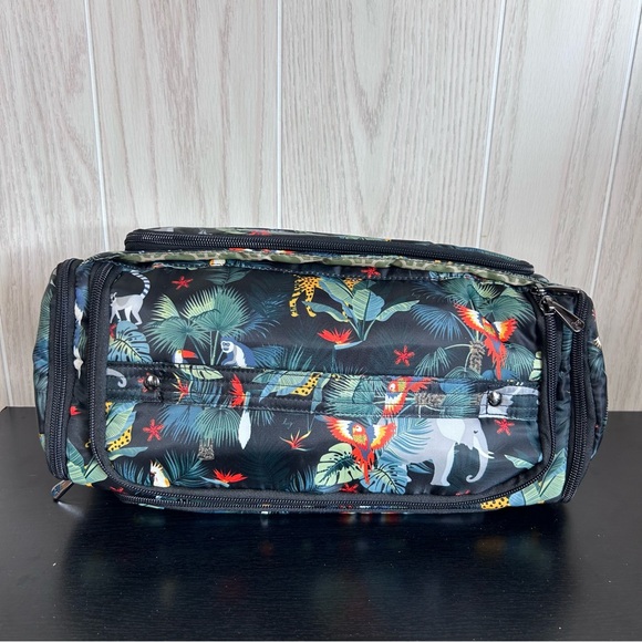 NWOT Lug Tropical Animal Print Trolley XL Cosmetic Bag - Picture 4 of 11